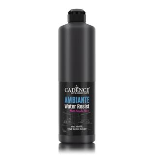 Ambiante Islak Zemin Boyası Metalik AWM-08 Siyah 500 ML