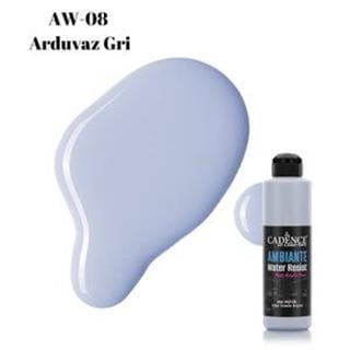 Ambiante Suya Dayanıklı Boya AW-08 Arduvaz Gri 250 ML