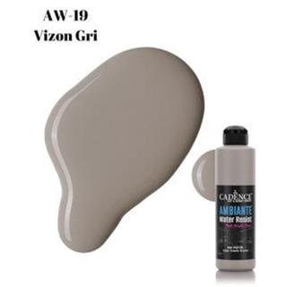 Ambiante Suya Dayanıklı Boya AW-19 Vizon Gri 250 ML