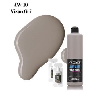 Ambiante Islak Zemin Boyası AW-19 Vizon Gri 500 ML