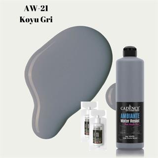 Ambiante Islak Zemin Boyası AW-21 Koyu Gri 500 ML