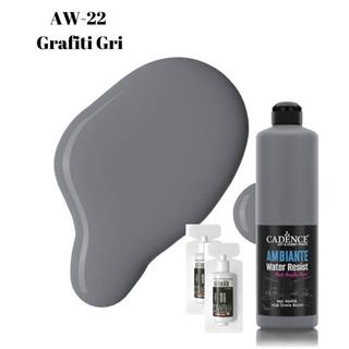 Ambiante Islak Zemin Boyası AW-22 Grafiti Gri 500 ML