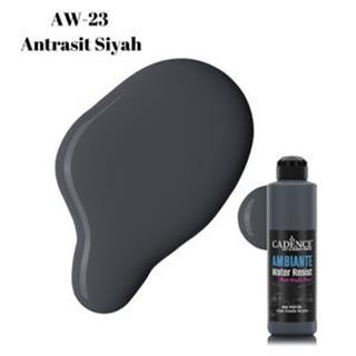 Ambiante Suya Dayanıklı Boya AW-23 Antrasit Siyah 250 ML