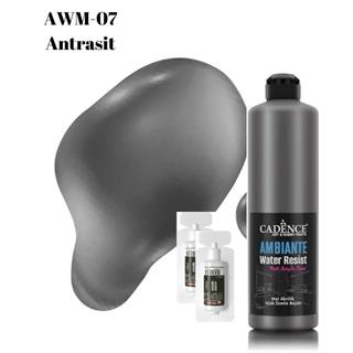 Ambiante Islak Zemin Boyası Metalik AWM-07 Antrasit 500 ML
