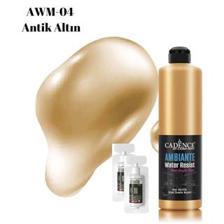 Ambiante Islak Zemin Boyası Metalik AWM-04 Antik Altın 500 ML