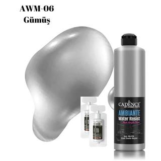 Ambiante Islak Zemin Boyası Metalik AWM-06 Gümüş 500 ML