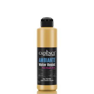 Ambiante Suya Dayanıklı Boya Metalik AWM-03 Altın 250 ML