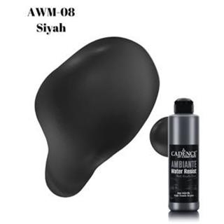 Ambiante Suya Dayanıklı Boya Metalik AWM-08 Siyah 250 ML