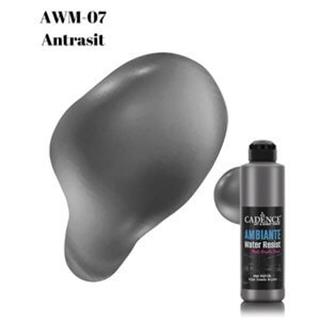 Ambiante Suya Dayanıklı Boya Metalik AWM-07 Antrasit 250 ML