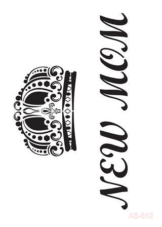 AS612 Erkek Annesi - A4 Stencil