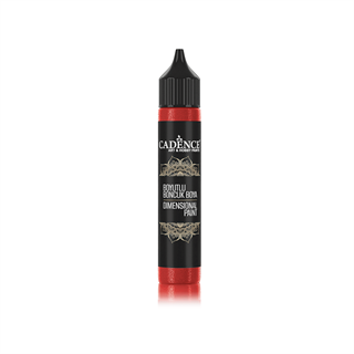 Dimensional Glitter Bead Paint 454 Red 50 Ml