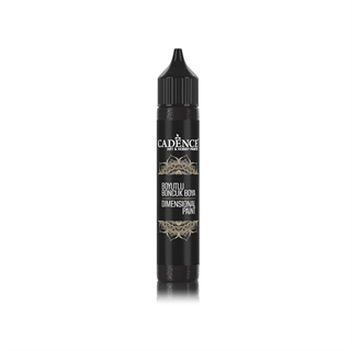 Dimensional Glitter Bead Paint 472 Black 50 Ml
