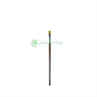 CA983 Yassı Uç İpek Yağlı Boya Fırçası-8