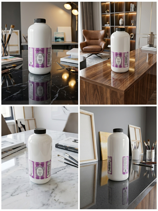 Лак акриловый глянцевый Cadence на водной основе, 2 литра