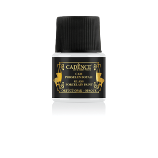 Örtücü Cam Boya Opak 001 Beyaz 45Ml