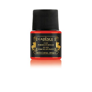 Örtücü Cam Boya Opak 550 Çilek Kırmızı 45Ml