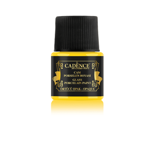Örtücü Cam Boya Opak 755 Limon Sarı 45Ml