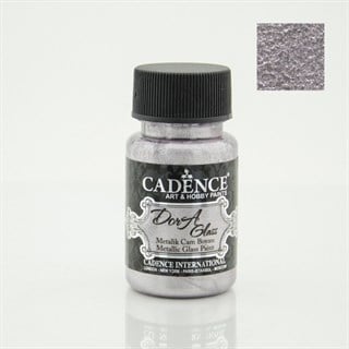 Dora Glass Metalik Cam Boyası 3149 Antik Lila 50ml