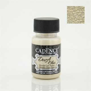 Dora Glass Metalik Cam Boyası 3172 Şampanya 50ml