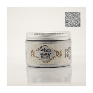 DR09 Gümüş Dora Perla Rölyef Pasta