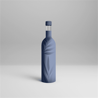 Эмалированная краска для стекла E349 Лавандовый синий 59мл