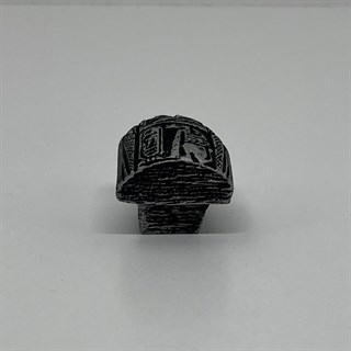 H101 Metal Alloy Antique Silver Handle 