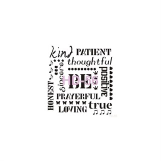 Home Decor Stencil Hd56 45x45