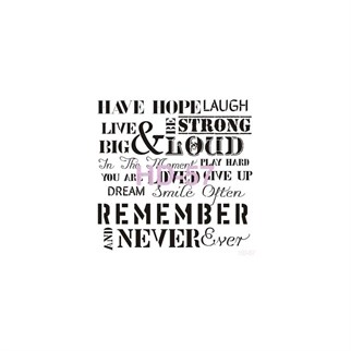 Home Decor Stencil Hd57 45x45