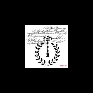 HDM03 Трафарет миди для домашнего декора 25x25