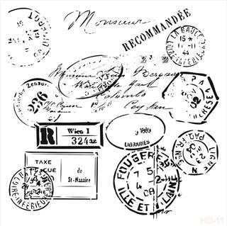 HDM11 Home Dekor Midi Stencil 25x25