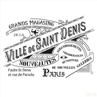 HDM18 Home Dokor Midi Stencil 25x25