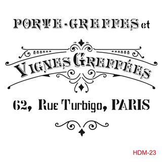 HDM23 Home Dekor Midi Stencil 25x25