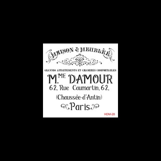 HDM28 Home Dekor Midi Stencil 25x25