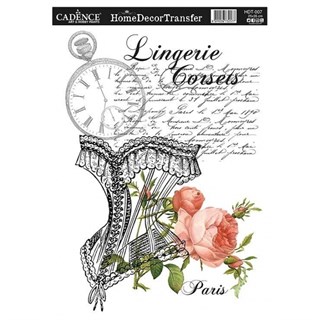 HDT-07 Home Decor Transfer 25x25