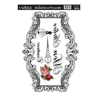 HDT-12 Home Decor Transfer 25x25