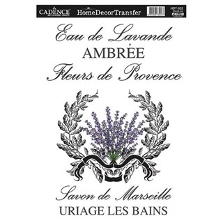 HDT-22 Home Decor Transfer 25x25