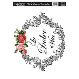 HDT-23 Home Decor Transfer 25x25