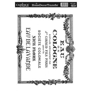 HDT-36 Home Decor Transfer 25x25