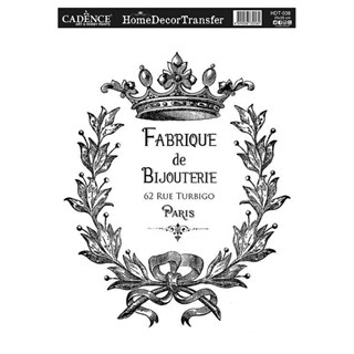 HDT-38 Home Decor Transfer 25x25