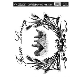 HDT-59 Home Decor Transfer 25x25
