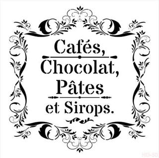 Home Decor Stencil Hd30 45x45