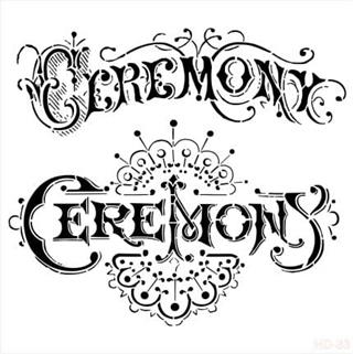 Home Decor Stencil Hd33 45x45