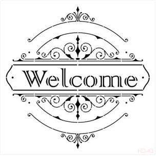 Home Decor Stencil Hd43 45x45