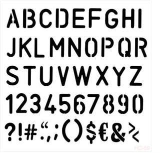 Home Decor Stencil Hd59 45x45