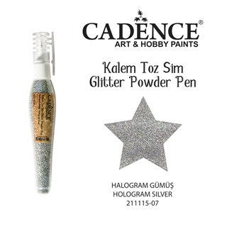 Pencil Powder Glitter - Halogram Silver 10 gr