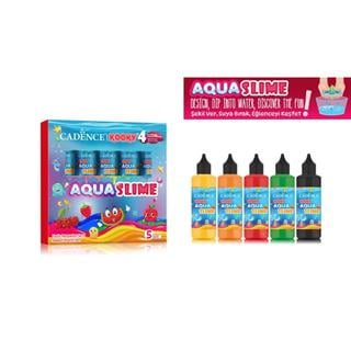 Kooky Aqua Slime Tatlı Meyveler Seti 5x90ml