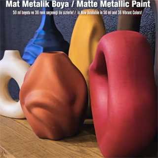 Mat Metalik Boya MMB-35 Antik Antrasit 50 Ml