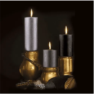 Metalik Mum Boyası 2132 Gümüş 50ml