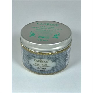 Glitter Glass Relief Paste - Gold
