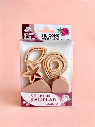 Smarta™ Silikon Kalıp - Gül Damarlayıcı ve Kesici